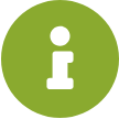 large customer care info icon darkgreen